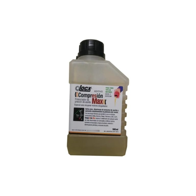 Aditivo Compresion Max Locx Potenciador Aceite Sella Aros