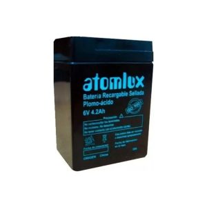 Bateria 6v Recargable Sellada Atomlux P/luz Emergencia Y Ups
