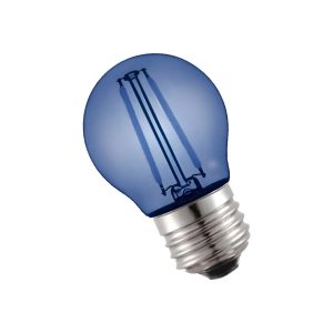 Lampara Led Gota Filamento 2w E27 G45 Interelec Azul