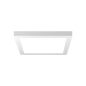 Luminaria Plafon Para Aplicar Blanco Cuadrado 6w Interelec Calido