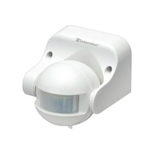 Sensor De Movimiento Interelec 180 Grados Ip44 Blanco