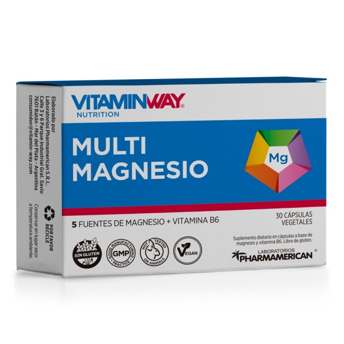 Multi Magnesio Vitamin Way Cápsulas Vitamina B6