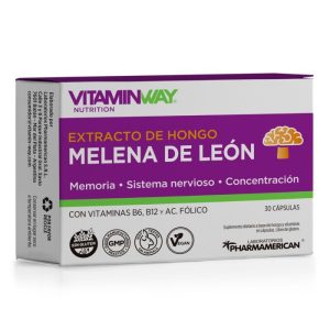 Melena De Leon Vitamin Way X30 Vegano Con Acido Folico