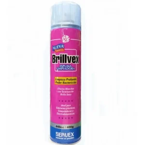 Espuma De Limpieza Servex Brillvex 440cc Gabinete Plasticos