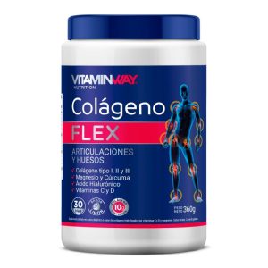 Colágeno Flex Huesos y Articulaciones Vitamin Way X 360gr Sabor Limon