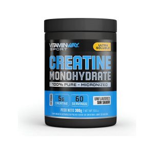 Creatina Monohidrato Vitamin Way Polvo Sin Sabor 300g