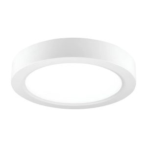 Luminaria Plafon Para Aplicar Blanco Redondo 6w Interelec Frio 403500