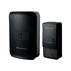 Timbre Inalámbrico Enchufable Interelec Int-32t 36 Melodias Negro