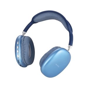 Auricular Bluetooth Kolke Kab-633 Lector Memoria Radio Fm Azul