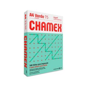 Resma Verde A4 Chamex 75 Gramos 500 Hojas 210mm X 297mm