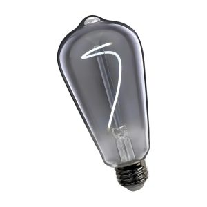 Foco Led Interelec St64 3w E27 Filamento Smoked