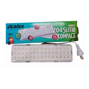 Luz De Emergencia Blanco 45led 6/3 2045litio Compact Atomlux