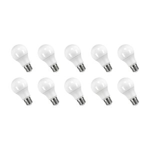 Lampara Led Interelec A60 12w 3000k Bulbo E27 Pack X 10 Luz Calida