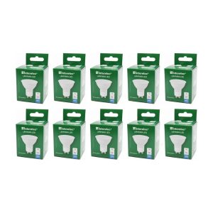 Lampara Led Dicroica Interelec 7w Gu10 Luz Fria Pack X 10u.
