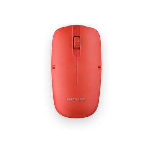 Mouse Inalámbrico Multilaser Mo289 Rojo