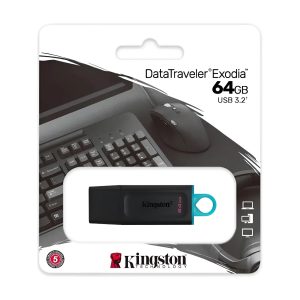 Pen Drive 64gb Kingston Datatraveler Exodia Usb 3.2 Dtx
