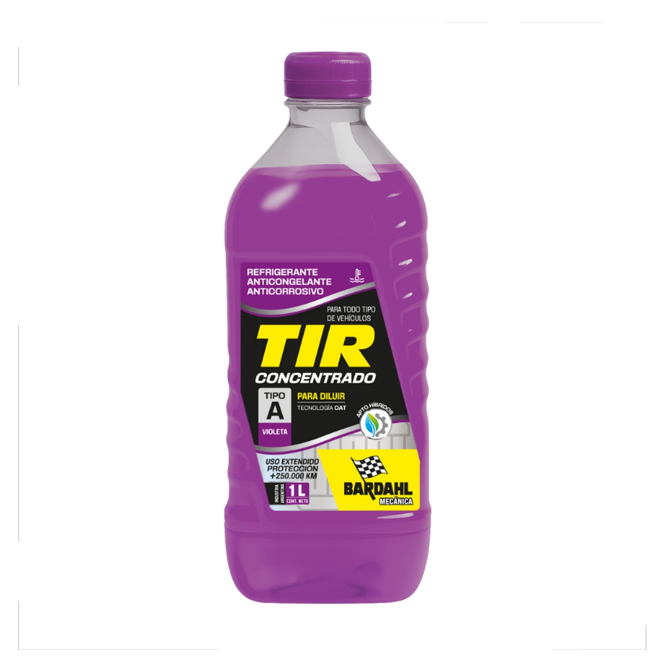 Liquido Refrigerante Tir Bardahl Violeta Concentrado X 1 L