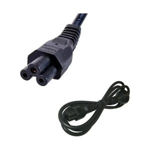 Cable De Alimentacion Nisuta Nsintr Tipo Trebol 220v 1.5mts