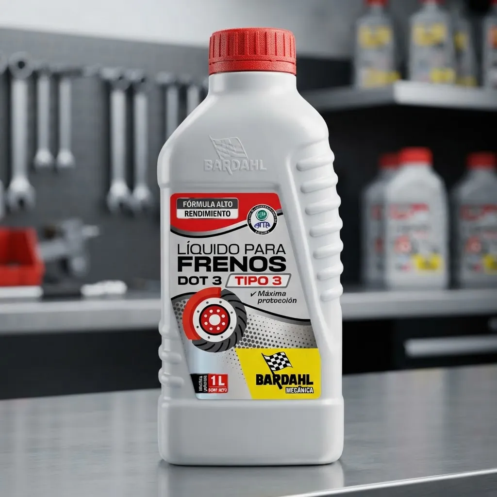 Liquido Para Frenos Dot 3 Bardahl 1 Litro - Imagen 2