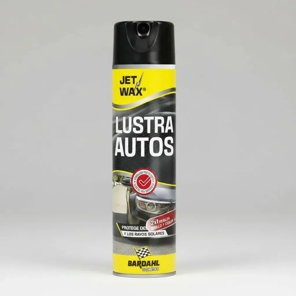 Lustre Para Autos Jet Wax En Aerosol X 400 Ml Bardahl - Imagen 2