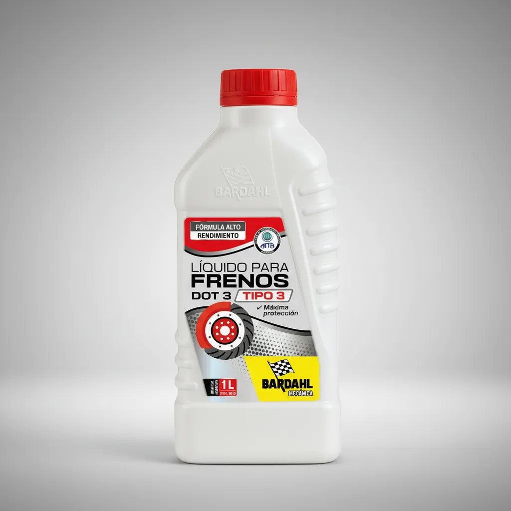 Liquido Para Frenos Dot 3 Bardahl 1 Litro - Imagen 3
