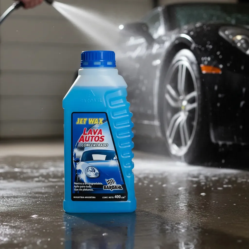 Shampoo Lava Autos Siliconado Jet Wax X 400ml Bardahl - Imagen 2