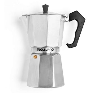 Cafetera Volturno Clasica Aluminio 12 Pocillos