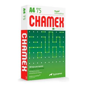 Resma A4 Chamex 75 Gramos 500 Hojas 210mm X 297mm
