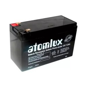 Bateria Recargable Original Atomlux 12v 7,2 Ah Ideal Ups