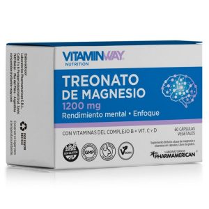 Treonato De Magnesio 1200mg Vitamin Way X 60 Caps