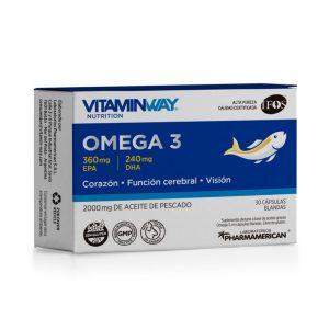 OMEGA 3 IFOS VITAMIN WAY ESTUCHE X 30